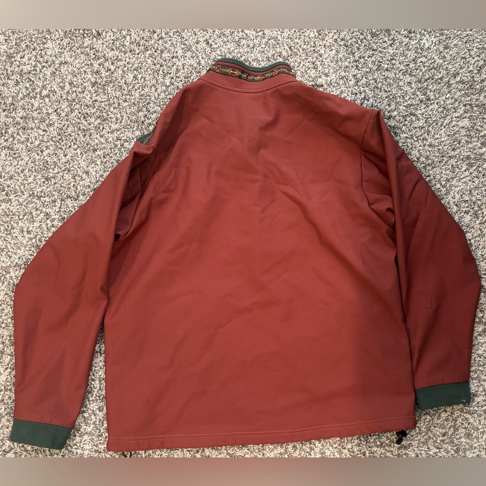 Copper River Fleece Men's Rust and Green Jacket Size XL - Picture 6 of 6